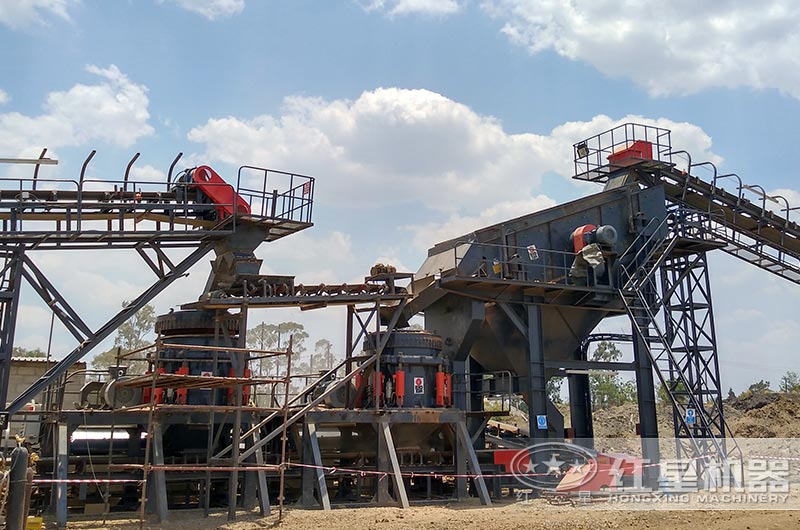 圆锥破碎机工作现场图片 圆锥破碎机工作现场图片