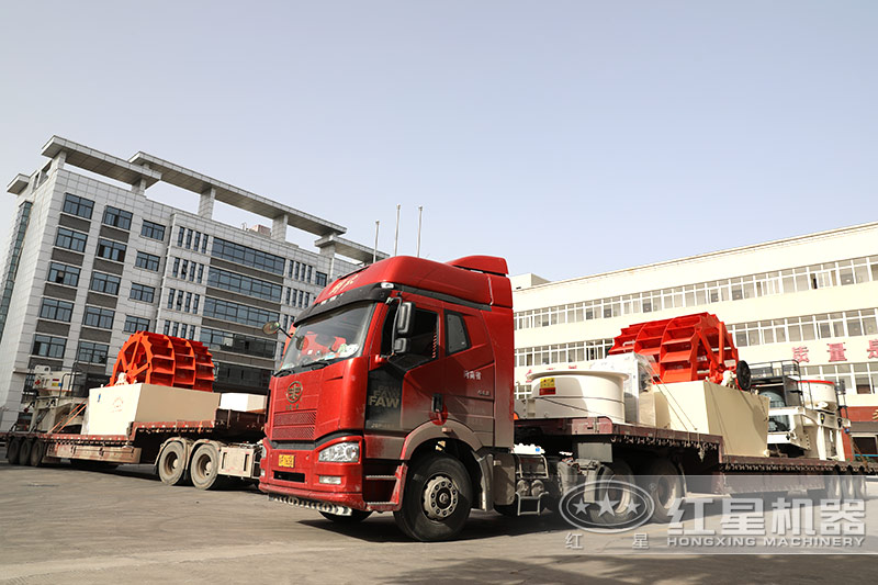 鹅卵石洗沙机器厂家-易彩堂机器发货现场 鹅卵石洗沙机器厂家-易彩堂机器发货现场