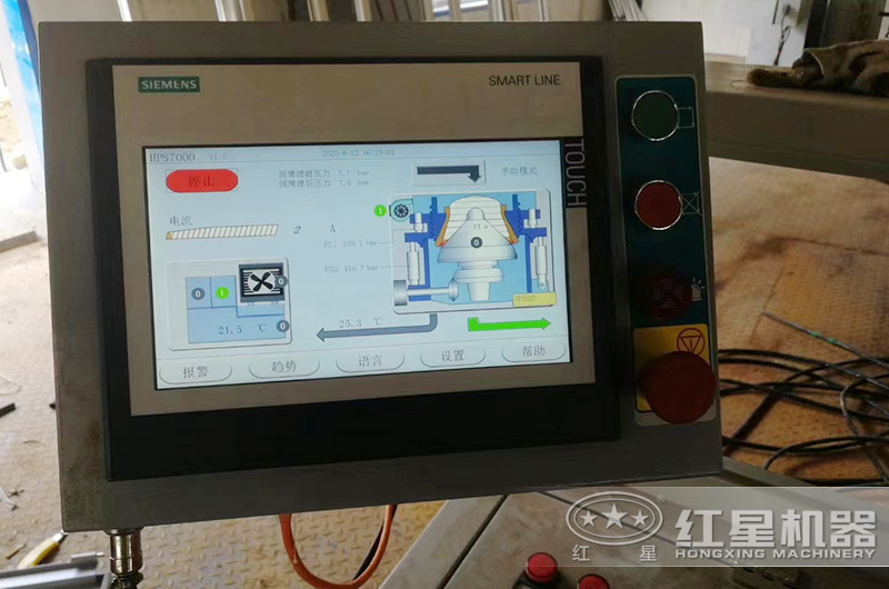 多缸液压破碎机操作控制面板 多缸液压破碎机操作控制面板