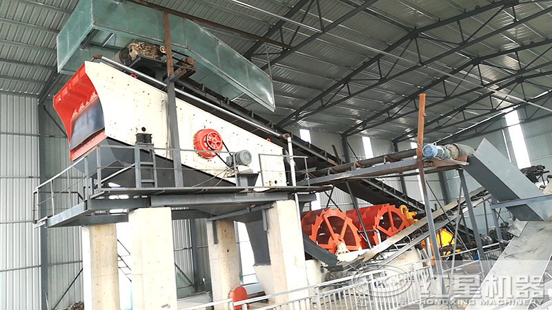 时产量600吨水洗石子现场配置2台洗石机 时产量600吨水洗石子现场配置2台洗石机