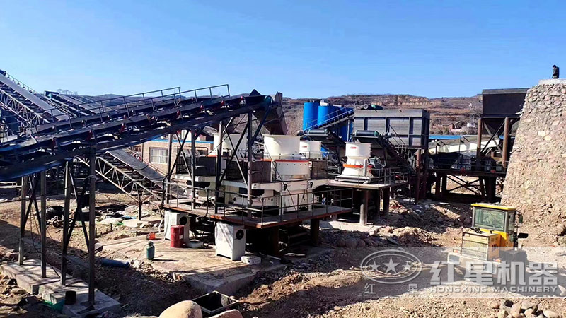 鄂破+圆锥破+HVI制砂机 鄂破+圆锥破+HVI制砂机