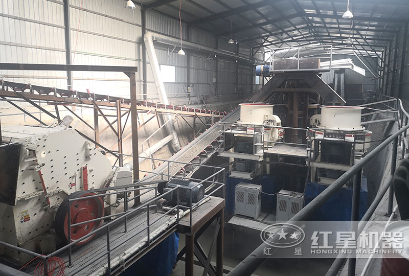 鄂破+反击破+冲击式制砂机 鄂破+反击破+冲击式制砂机