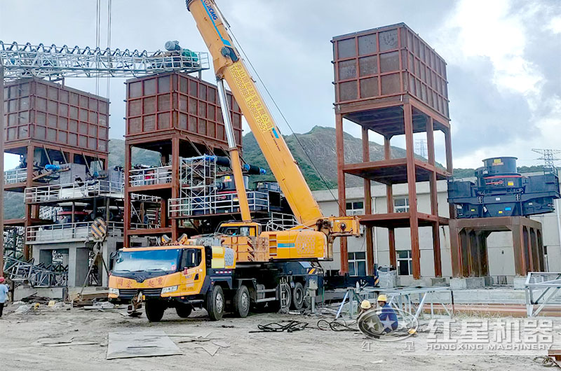 两台单缸圆锥破和HVI制砂机 两台单缸圆锥破和HVI制砂机