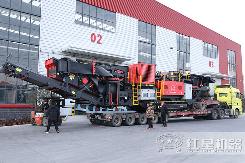 易彩堂机器大型打石子机器发货现场 易彩堂机器大型打石子机器发货现场