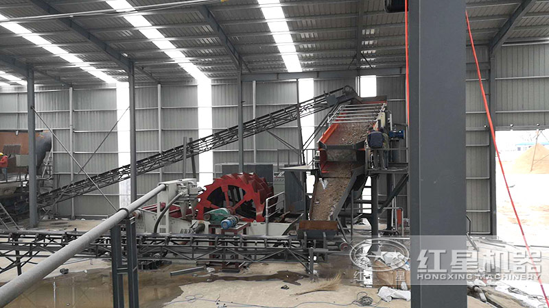 洗砂机现场实拍 洗砂机现场实拍