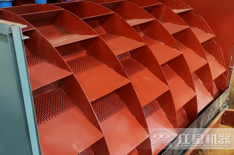 清洗石子设备-轮斗洗石机细节图 清洗石子设备-轮斗洗石机细节图