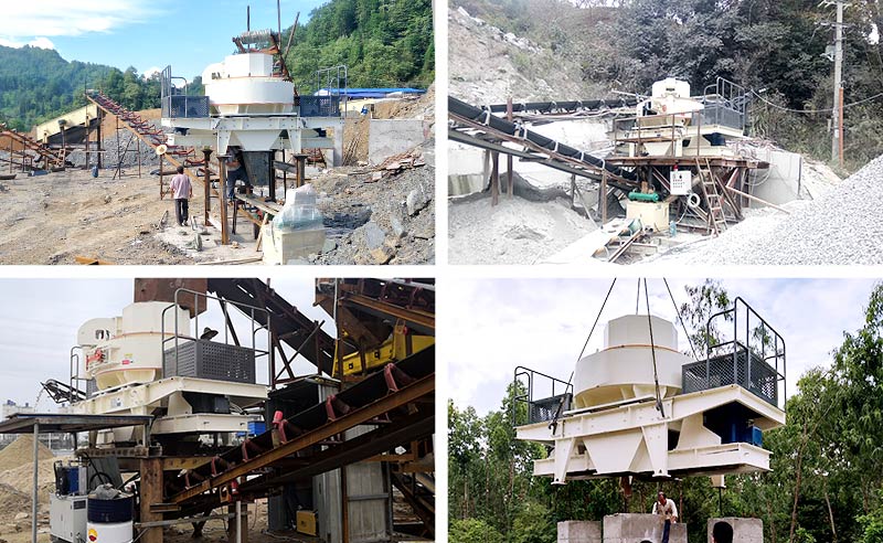 风化砂制砂机现场实拍 风化砂制砂机现场实拍