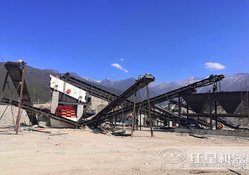 石灰石水洗砂设备-客户洗砂现场 石灰石水洗砂设备-客户洗砂现场