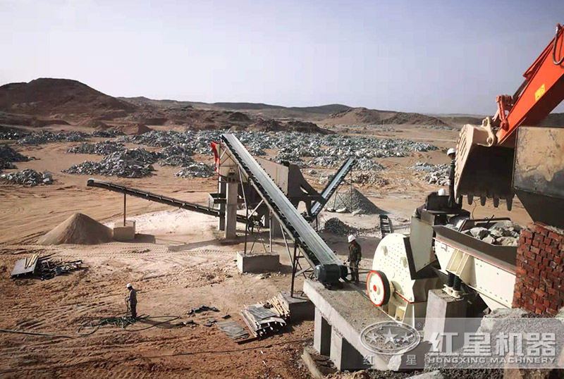 锤式破碎机配置的生产线 锤式破碎机配置的生产线