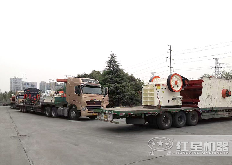 易彩堂机器石子破碎生产线设备发货 易彩堂机器石子破碎生产线设备发货