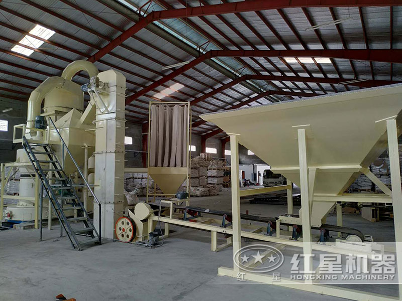 一套磨粉生产线已投产,易彩堂机器客户现场 一套磨粉生产线已投产,易彩堂机器客户现场