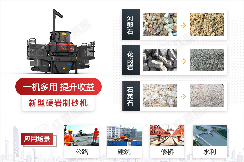 硬岩制砂机应用物料 硬岩制砂机应用物料