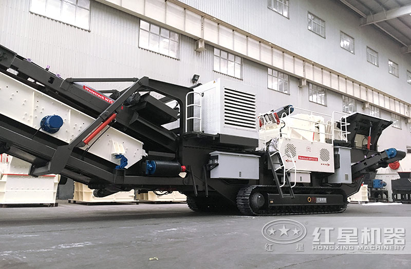 移动破碎机+反击破 移动破碎机+反击破