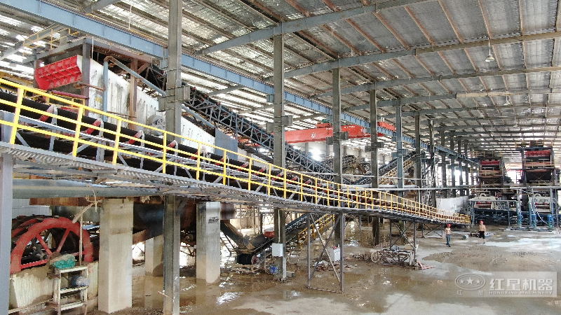 全套制砂洗砂生产线现场 全套制砂洗砂生产线现场