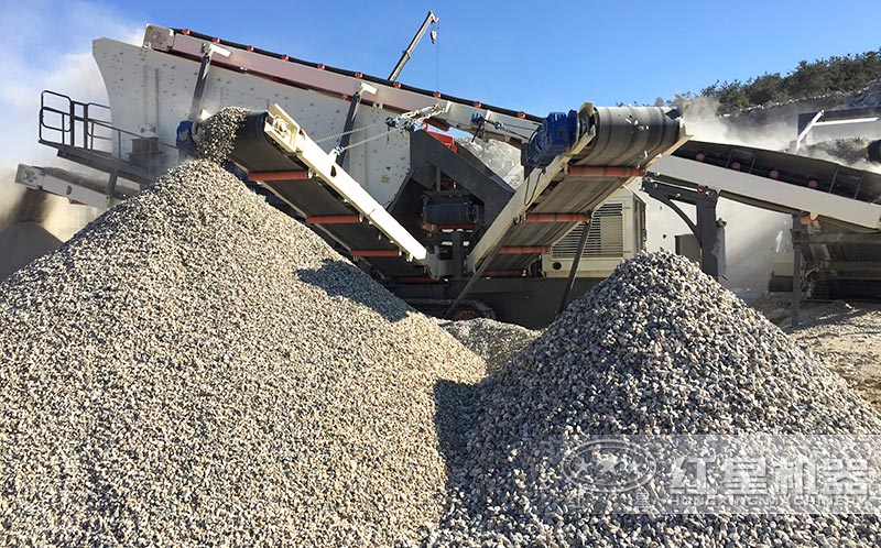 移动小型制砂机作业现场 移动小型制砂机作业现场
